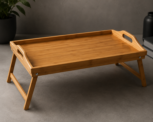 Bamboo Folding Breakfast Tray