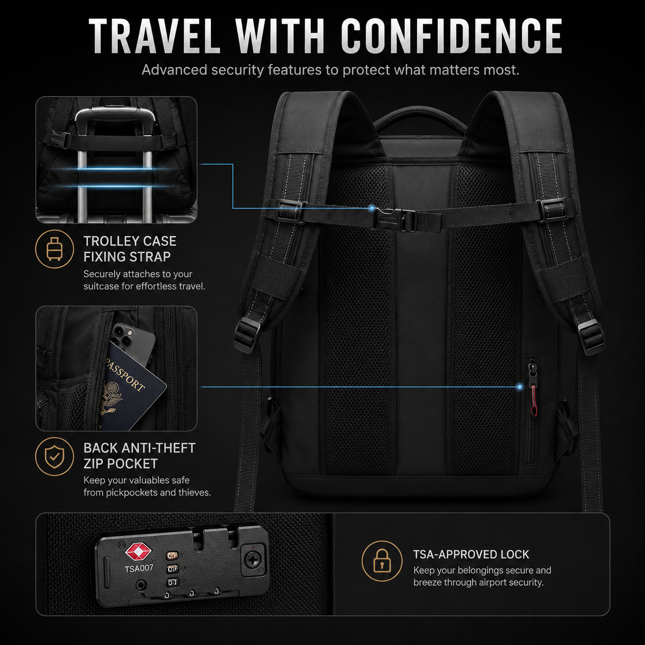 Vacuum Travel Backpack