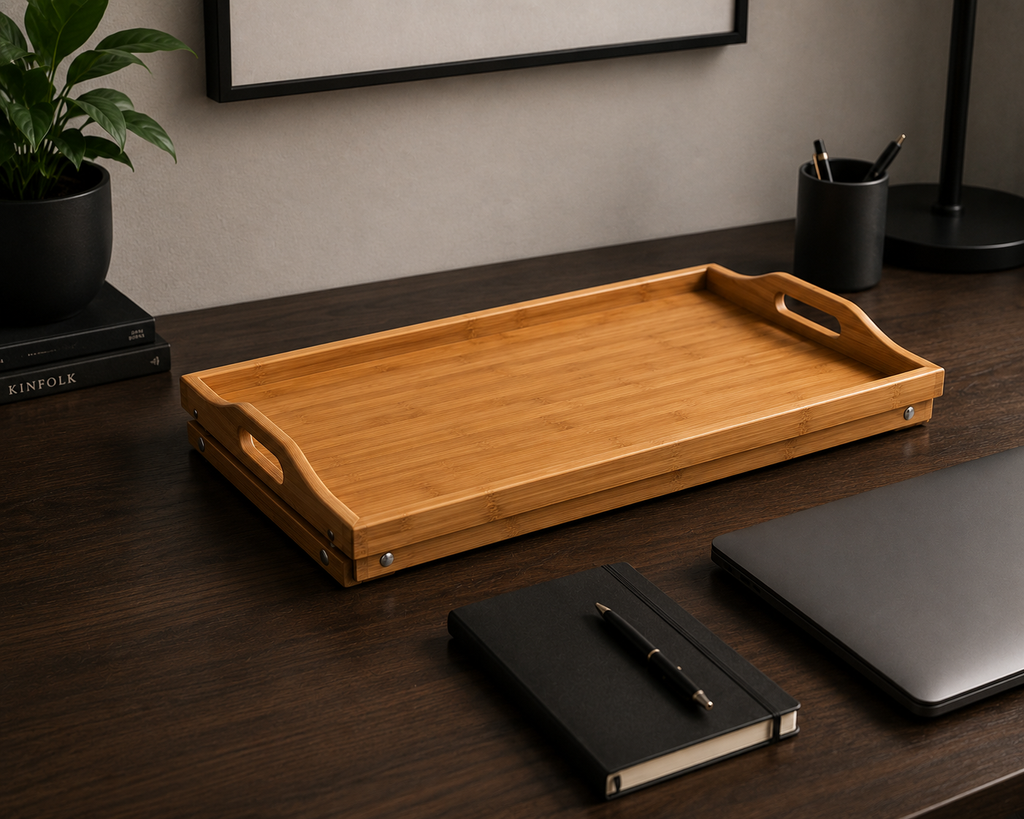 Bamboo Folding Breakfast Tray
