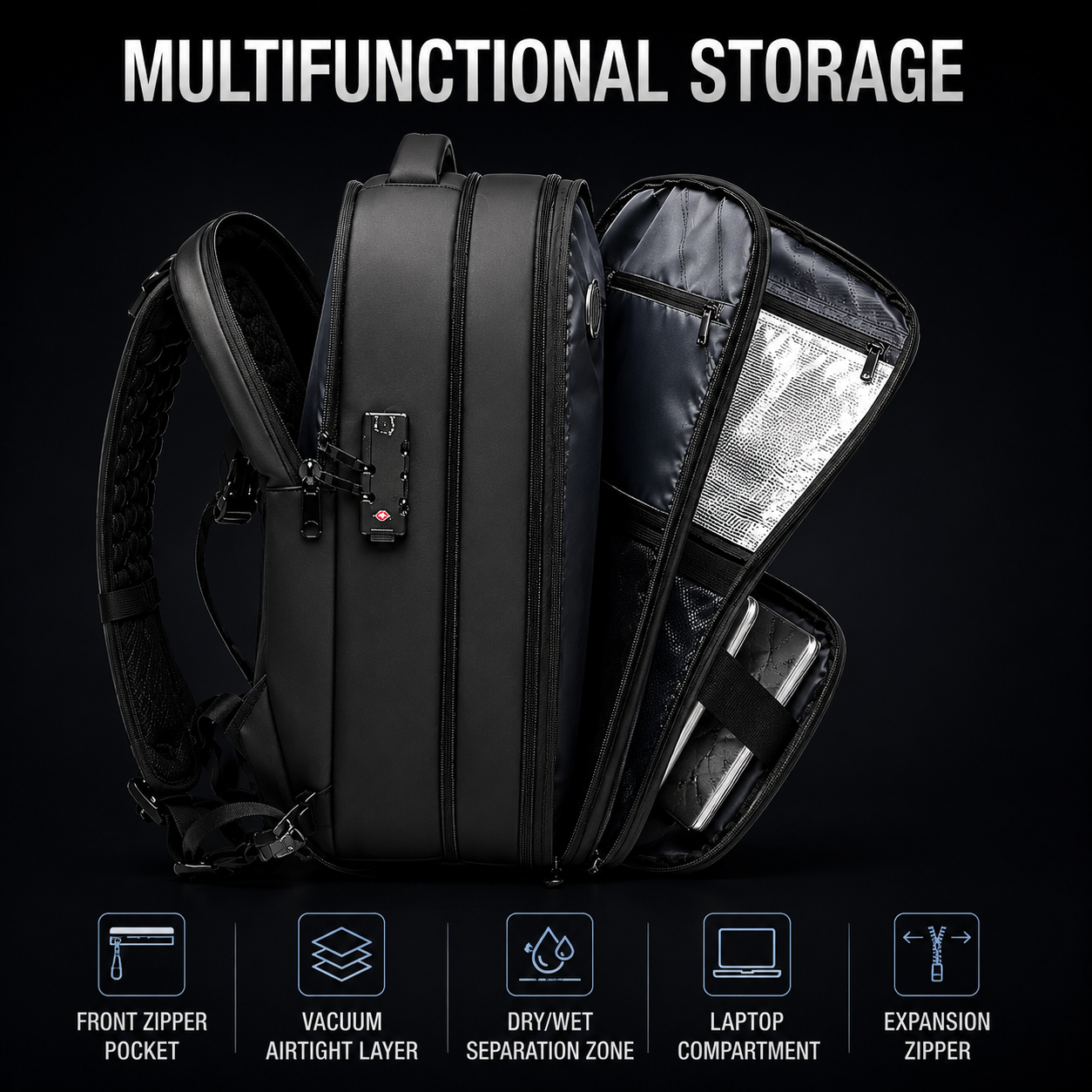 Vacuum Travel Backpack