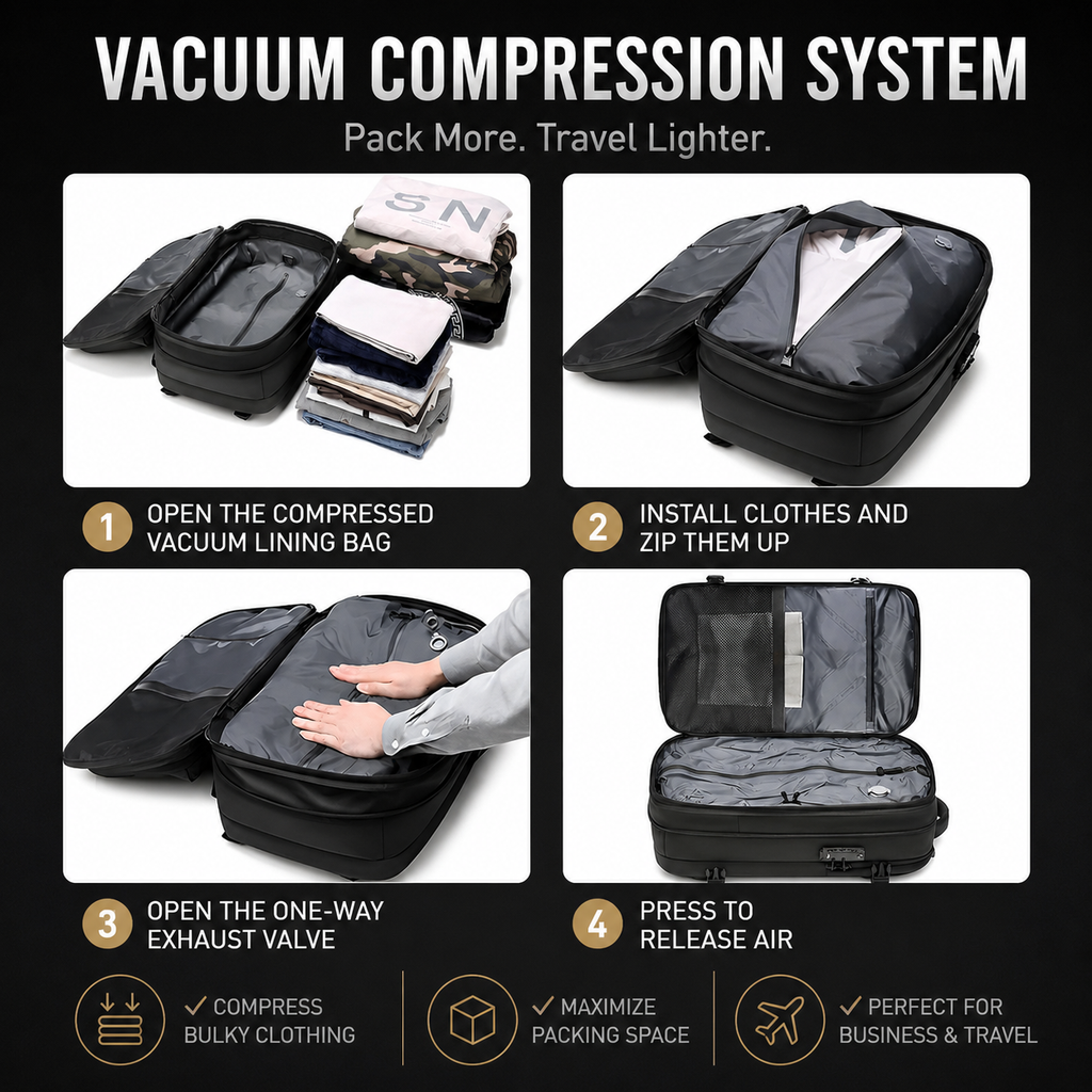 Vacuum Travel Backpack